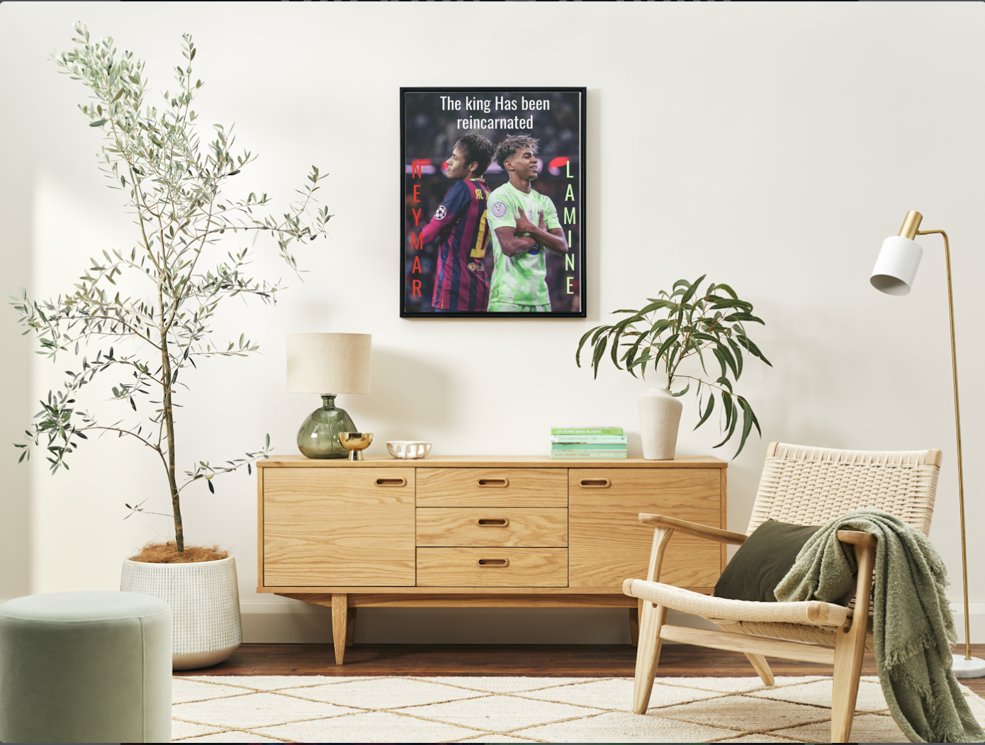 Neymar X Yamal "The King Has Been Reincarnated" Digital Poster