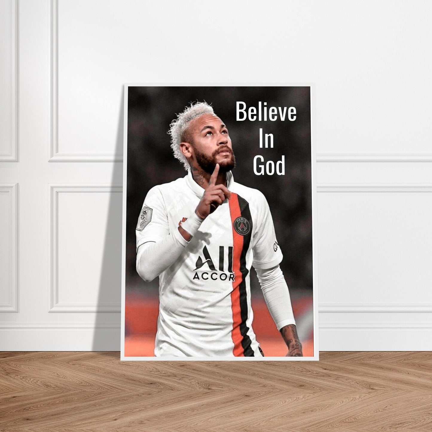 Neymar (Believe in God) Digital poster.