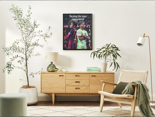 Neymar X Yamal "The King Has Been Reincarnated" Digital Poster