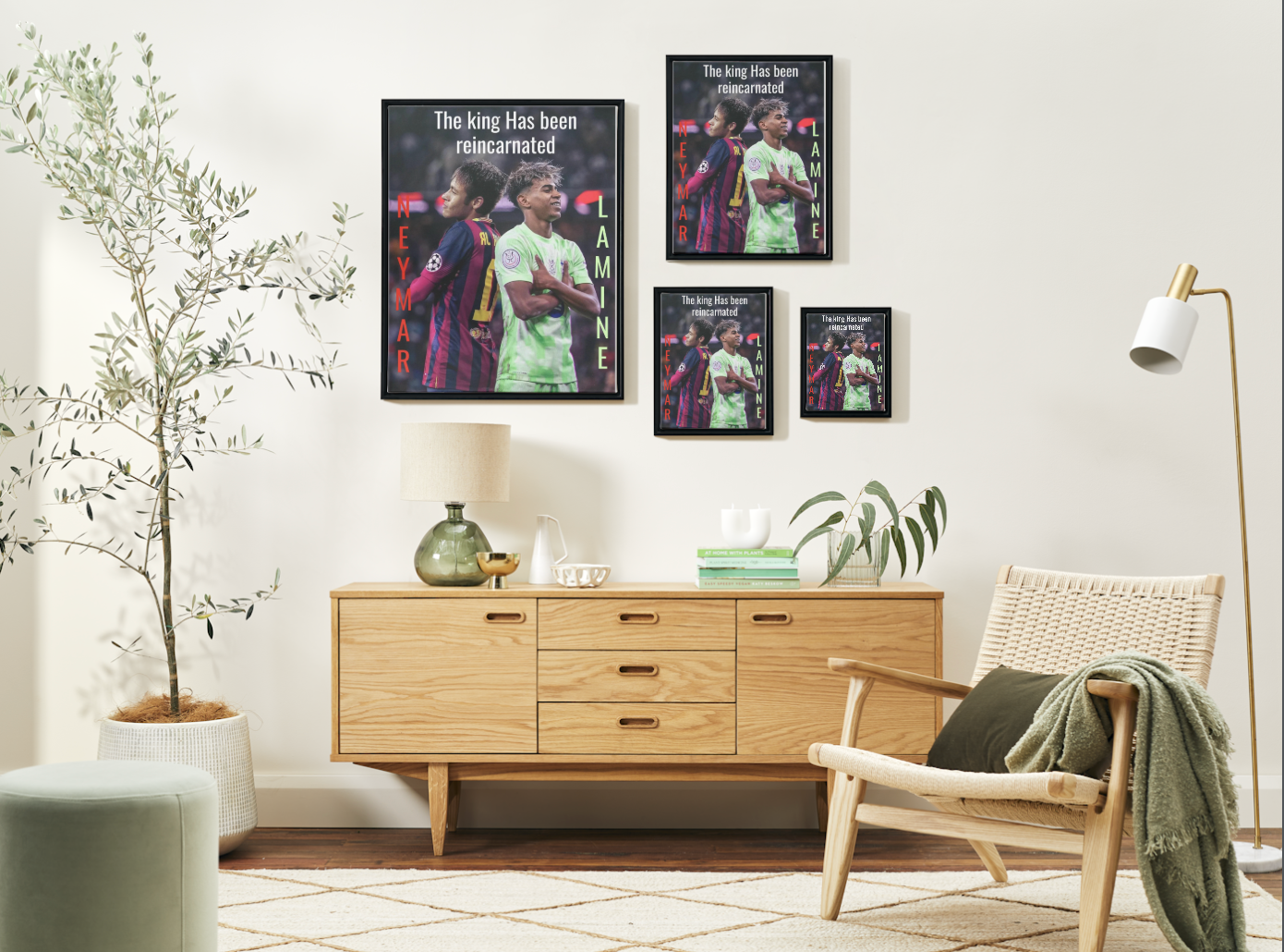 Neymar X Yamal "The King Has Been Reincarnated" Digital Poster